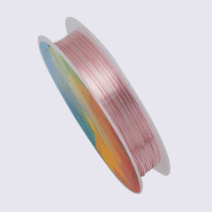 Проволока медная 10 толщина 1мм розовая (Copper)(2,5м)