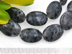 Бусина каменная Овал 38 18*13*4,5мм Ларвикит (Лабрадорит Норвежский) (камни)