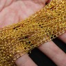 Цепочка I077 простая кручёная звено 5*3,5мм золотистая (Iron) (50см) Купить Цепочка I077 простая кручёная звено 5*3,5мм золотистая (Iron) (50см) с доставкой по России