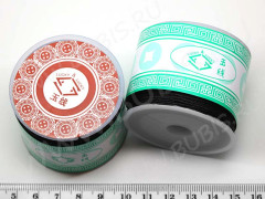 Нейлоновый шнур 03 Шамбала круглый 1мм чёрный (1м!)