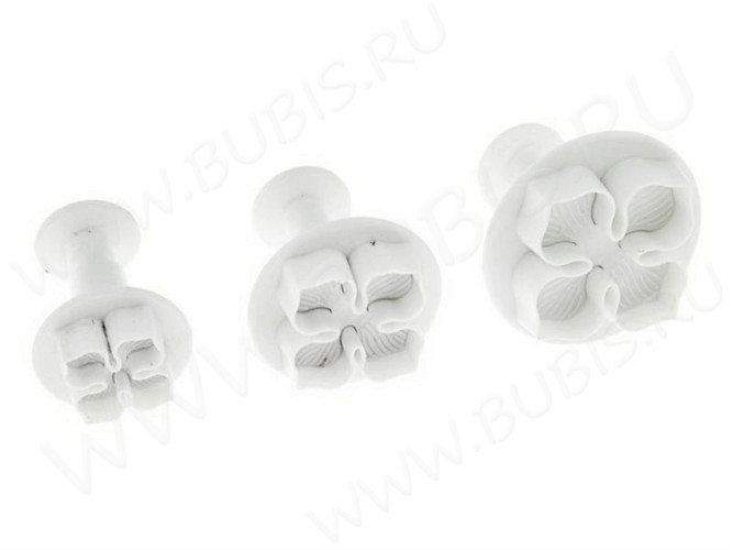 Плунжер 14 Лепестки набор 4,8см, 4,1см и 3,1см (инструменты для моделирования) (3шт.)