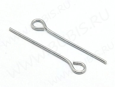 Штифт с петлёй 20*0,6мм стальной (Хирургическая сталь) (50шт)