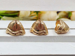 260 Шапочка-колпачок 11,5*8*8мм светлое золото (литьё)