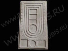 Сборочный столик 07 на три дорожки 41*23,5*1,4см серый (инструменты для бижутерии)