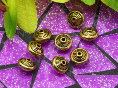 (СКИДКИ!!!) Бусина Юла 04 античная 7*7*4мм античное золото (литьё) (10шт.)