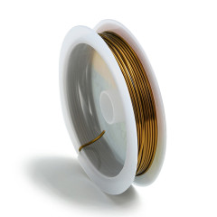 Проволока медная 10 толщина 1мм античная бронза (Copper)(2,5м)