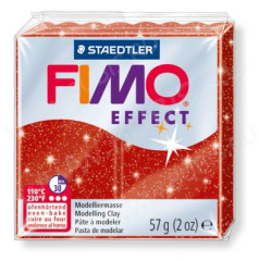 Полимерная глина FIMO Effect Красный с блестками 8020-202 (57г)