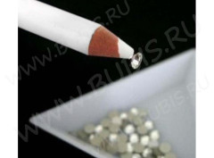 Карандаш для страз 01 восковой 17,5*0,75*0,75см белый (инструменты для бижутерии)