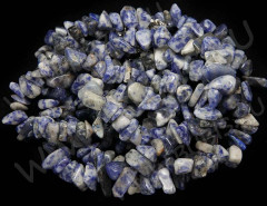 Галтовка крупная 10-14мм Содалит (нить с замком 42-45см)