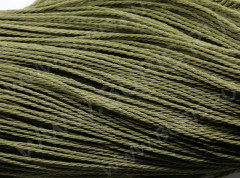 Вощёный п/э шнур &quot;канатик&quot; 1мм оливковый (5м)