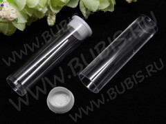 Контейнер для хранения 10 колбочка 5,6*1,5*1,5см прозрачный (пластик)