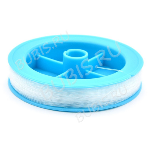 Леска для рукоделия 14 толщина 0,55мм рыболовная прозрачная (нейлоновая проволока) (катушка 70м)