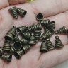 Концевик 064 шапочка подвеска 11*8*8мм античная бронза (Brass) Купить Концевик 064 шапочка подвеска 11*8*8мм античная бронза (Brass) с доставкой по России