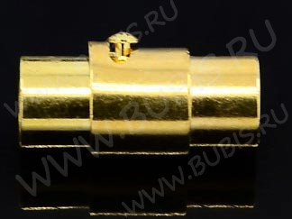 Магнитный замочек №36 слайдер лифт для вклеивания 4мм 16*7*6мм золотистый (Brass)