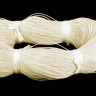 Купить Вощёный п/э шнур "канатик" 1мм айвори (5м) с доставкой по России