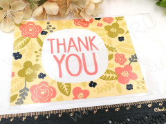 Пакет 22 с липким слоем 13*10см Thank You прозрачный (упаковка) (10шт)
