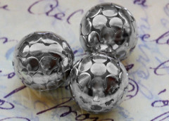 Бусина ажурная 14 Шарик 14мм никель (Iron)