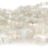 Крошка (галтовка) каменная 180 6-10мм Лунный камень белый натуральный (камни) (нить 43-45см) Купить Крошка (галтовка) каменная 180 6-10мм Лунный камень белый натуральный (камни) (нить 43-45см) с доставкой по России