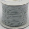 Вощёный полиэстеровый шнур "корейский" 1мм серый (1м) Купить Вощёный полиэстеровый шнур "корейский" 1мм серый (1м) с доставкой по России