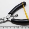 Купить Тонкогубцы (утконосы короткие) 08 узкие 135мм с красно-чёрными ручками (инструменты для бижутерии) с доставкой по России