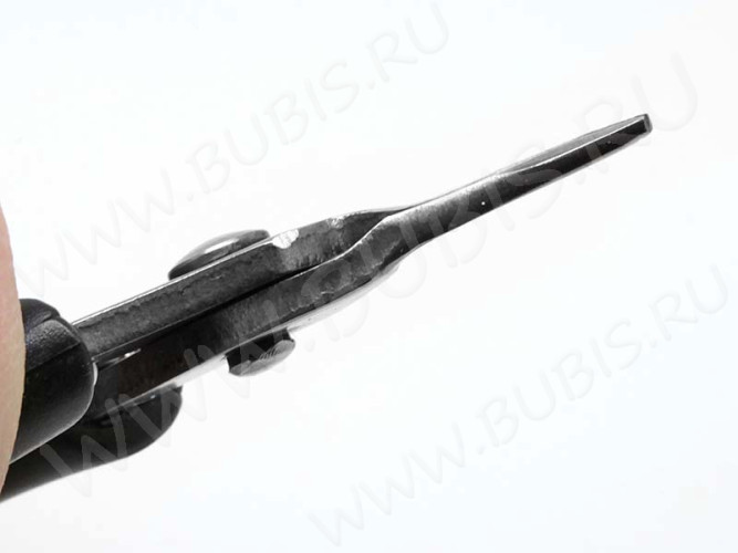 Тонкогубцы (утконосы короткие) 08 узкие 135мм с красно-чёрными ручками (инструменты для бижутерии)