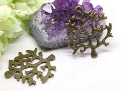 Подвеска Дерево жизни 06 большое 43,5*39*2мм античная бронза (литьё)