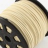 Купить Замшевый шнур 03 плоский 3*1,5мм айвори (1м) с доставкой по России