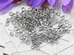 (ОПТ) Колечки обычные 3*0,7мм никель (Iron) (100гр)
