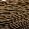 Купить Вощёный п/э шнур "канатик" 1мм коричневый (5м) с доставкой по России