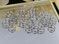 (ОПТ) Колечки обычные 6*0,7мм цвет платины (Iron) (100гр)