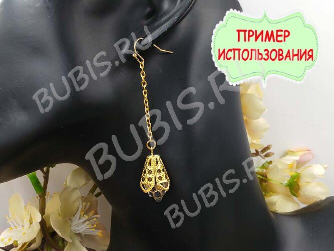 (ОПТ) Колечки обычные 4*0,7мм золотистые (Iron) (100гр)