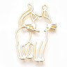 Подвеска Рамка 55 Кошка Кот 45*26*3мм золотистая (литьё) Купить Подвеска Рамка 55 Кошка Кот 45*26*3мм золотистая (литьё) с доставкой по России