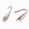 Швензы-крючки №094-RG вытянутая капля 20*4,5*0,8мм розовое золото (Хирургическая сталь) (1 пара) Купить Швензы-крючки №094-RG вытянутая капля 20*4,5*0,8мм розовое золото (Хирургическая сталь) (1 пара) с доставкой по России