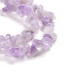 Купить Крошка (галтовка) каменная 251 7-12мм Аметист лавандовый натуральный (камни) (нить прим.80см) с доставкой по России