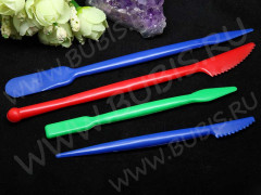 Набор стеков 06 для лепки 12*16,5см разноцветные (инструменты для моделирования) (4шт.)