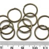 Купить Колечки обычные 14*1,5мм античная бронза, без никеля (Iron) (20шт) с доставкой по России