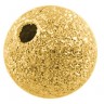 Купить (СКИДКИ!!!) Бусина Шарик металлический "сахарный" 6мм золотистый (Brass) (10шт.) с доставкой по России