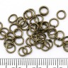 Купить Колечки обычные 5*0,7мм античная бронза (Iron) (10г.ок.230шт.) с доставкой по России