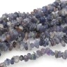 Крошка (галтовка) каменная 182 5-9мм Кианит натуральный (камни) (нить 43-45см) Купить Крошка (галтовка) каменная 182 5-9мм Кианит натуральный (камни) (нить 43-45см) с доставкой по России