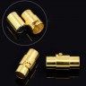 Купить Магнитный замочек №45 слайдер лифт для вклеивания 5,8-6мм 17*8*7мм золотистый (Brass) с доставкой по России