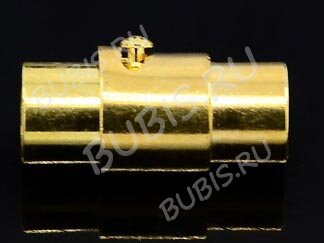Магнитный замочек №45 слайдер лифт для вклеивания 5,8-6мм 17*8*7мм золотистый (Brass)