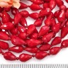 Бусина Капля гранёная 12*8*8мм т.красная непрозрачная (имитация Сваровски) Купить Бусина Капля гранёная 12*8*8мм т.красная непрозрачная (имитация Сваровски) с доставкой по России