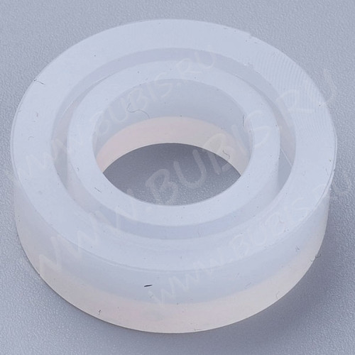 Молд 086 для эпоксидной смолы Кольцо простое с гранями 25,5*25,5*10мм (силикон)