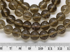 Бусина округлая 10мм Раухтопаз (камни)