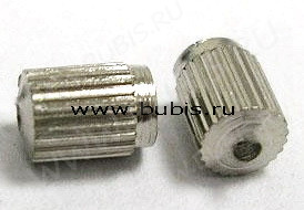 Замочек винтовой 14 без петелек 7*3мм цвет платины (Iron) (10шт)