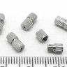 Купить Замочек винтовой 14 без петелек 7*3мм цвет платины (Iron) (10шт) с доставкой по России