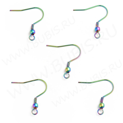 Швензы-крючки №111 20*19мм мультиколор (Хирургическая сталь) (1 пара)