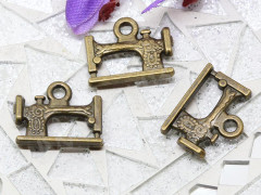 Подвеска Швейная машинка 01 3D 19*15*3,3мм античная бронза (литьё)