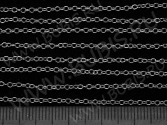 Цепочка C12 тонкая звено 2*1,5мм цвет платины (Brass) (50см)