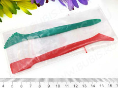 Набор стеков 09 для лепки 13,5см разноцветные (инструменты для моделирования) (2шт.)